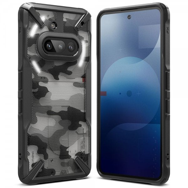Ringke Nothing Phone (3a) Deksel Fusion X Camo Black