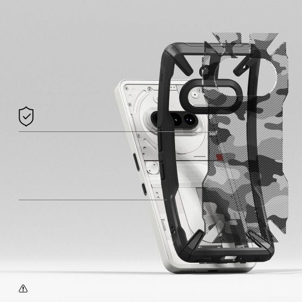 Ringke Nothing Phone (3a) Deksel Fusion X Camo Black