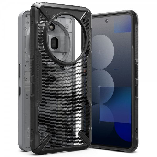 Ringke Nothing Phone (3a) Pro Deksel Fusion X Camo Black