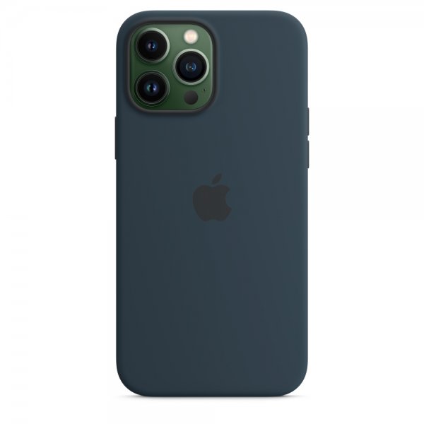 Apple Original iPhone 13 Pro Max Deksel Silicone Case MagSafe Abyss Blue
