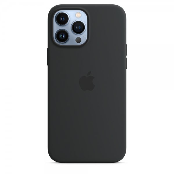 Apple Original iPhone 13 Pro Max Deksel Silicone Case MagSafe Midnight