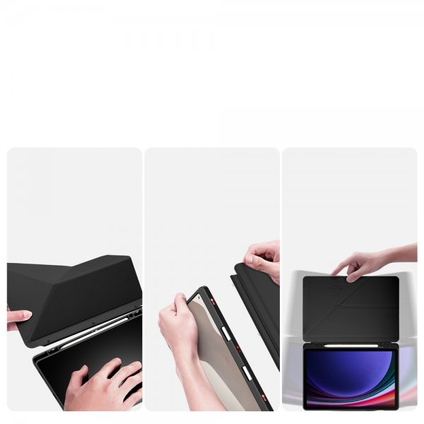 Dux Ducis Samsung Galaxy Tab S9/S9 FE/S10 FE/S10 Lite Etui Magi Series Svart