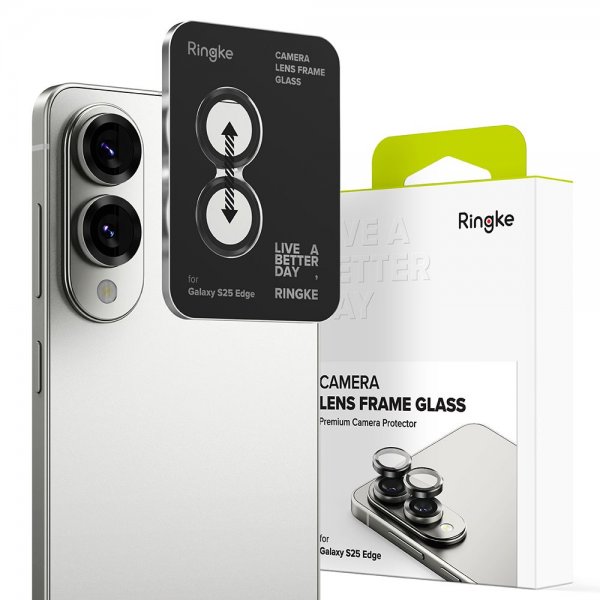 Ringke Samsung Galaxy S25 Edge Kamerabeskytter Camera Lens Frame 2-pakning