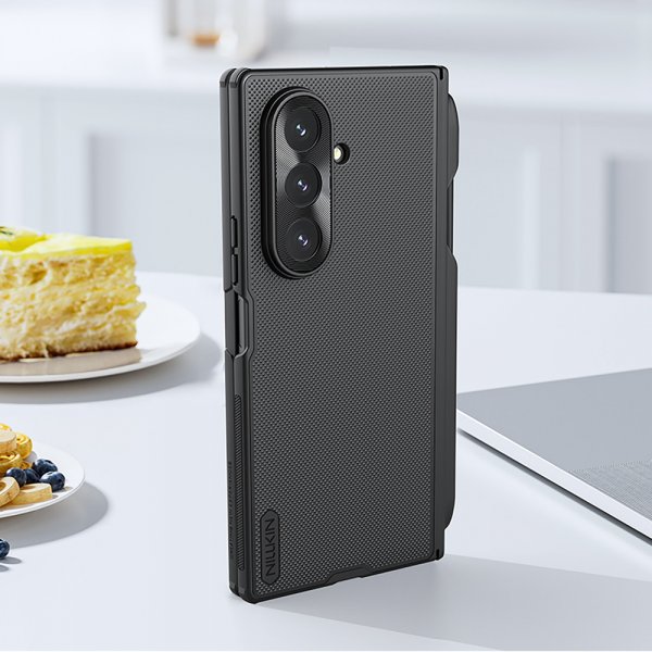 Nillkin Samsung Galaxy Z Fold 7 Deksel Super Frosted Shield Fold MagSafe Pen Slot Svart