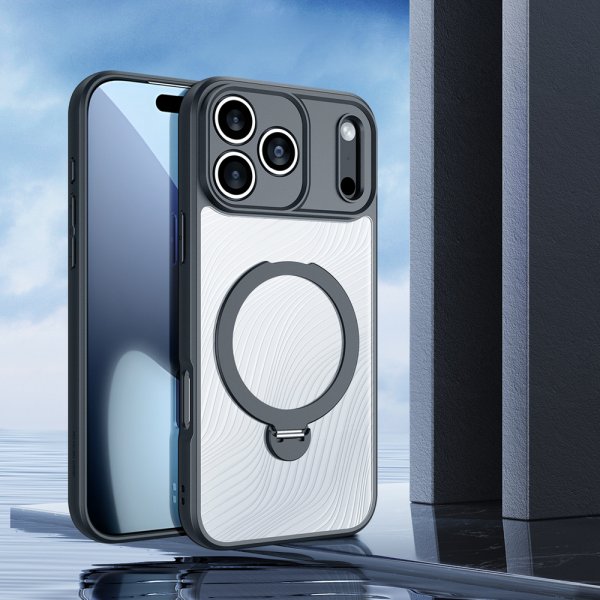 Dux Ducis iPhone 17 Pro Deksel Aimo Series MagSafe Kickstand Svart