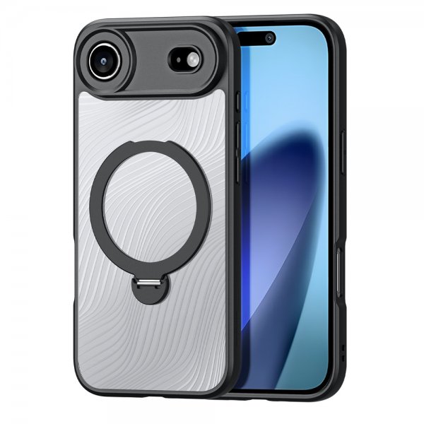 Dux Ducis iPhone Air Deksel Aimo Series MagSafe Kickstand Svart