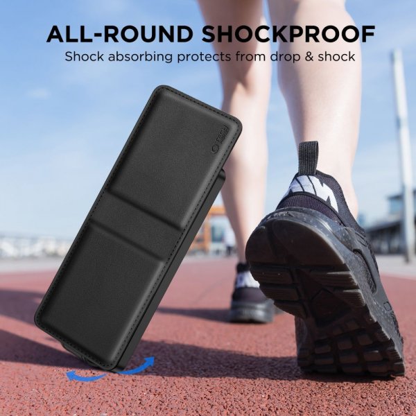 Tech-Protect Samsung Galaxy Z Flip 7 Etui Wallet Svart