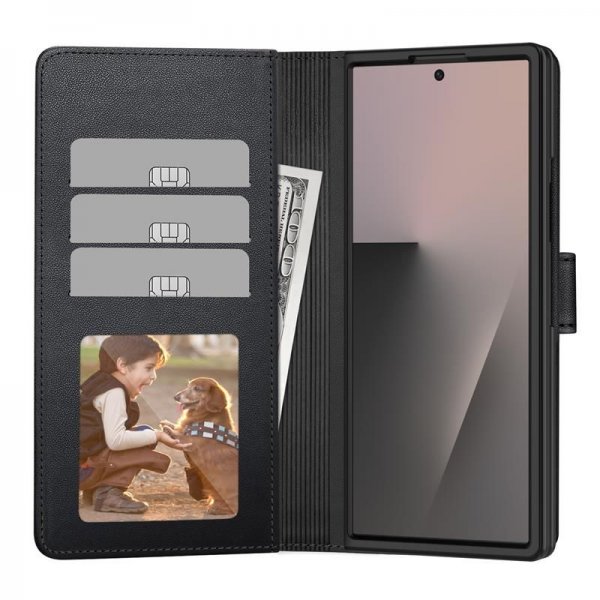 Tech-Protect Samsung Galaxy Z Fold 7 Etui Wallet Svart