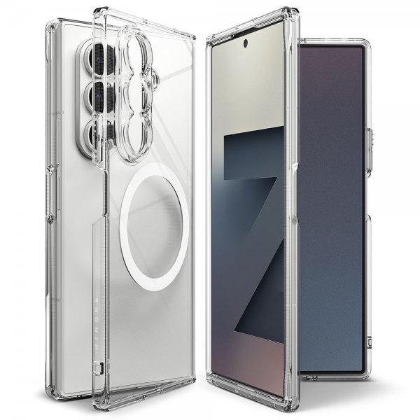 Ringke Samsung Galaxy Z Fold 7 Deksel Fusion Magnetic Transparent