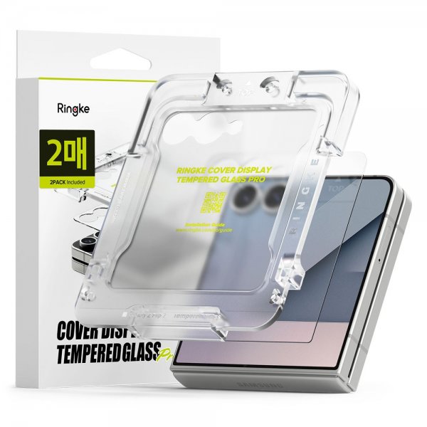 Ringke Samsung Galaxy Z Flip 7 Skjermbeskytter Easy Slide 2-pakning