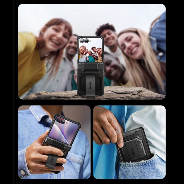 Supcase Samsung Galaxy Z Flip 7 Deksel ArmorBox Svart