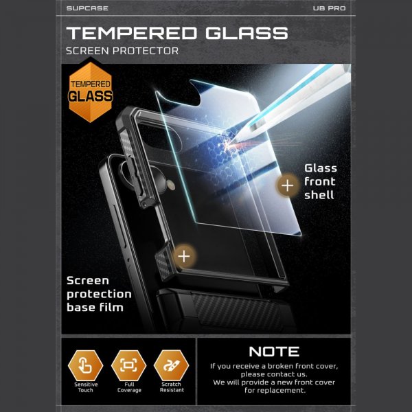 Supcase Samsung Galaxy Z Flip 7 Deksel UB Pro Svart