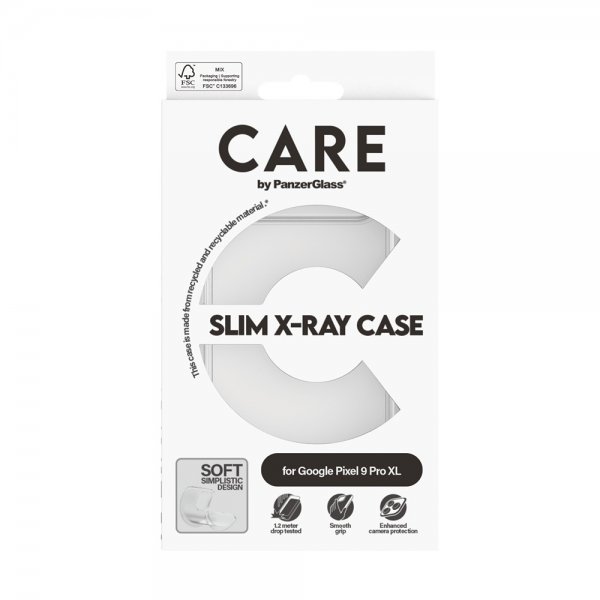 CARE by PanzerGlass Google Pixel 9 Pro XL Deksel X-Ray Transparent