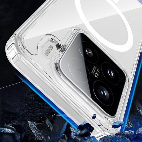 3mk Xiaomi 15 Deksel Armor MagCase Transparent