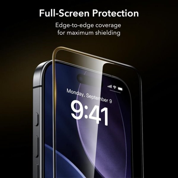 ESR iPhone 16 Pro/iPhone 17 Skjermbeskytter UltraFit Armorite Pro