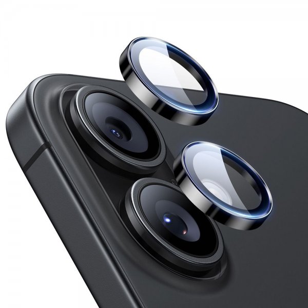 ESR iPhone 16/iPhone 16 Plus/iPhone 17 Kamerabeskytter Armorite Svart