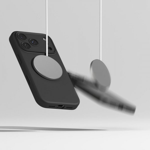 Ringke iPhone 17 Pro Max Deksel Silicone Magnetic Svart