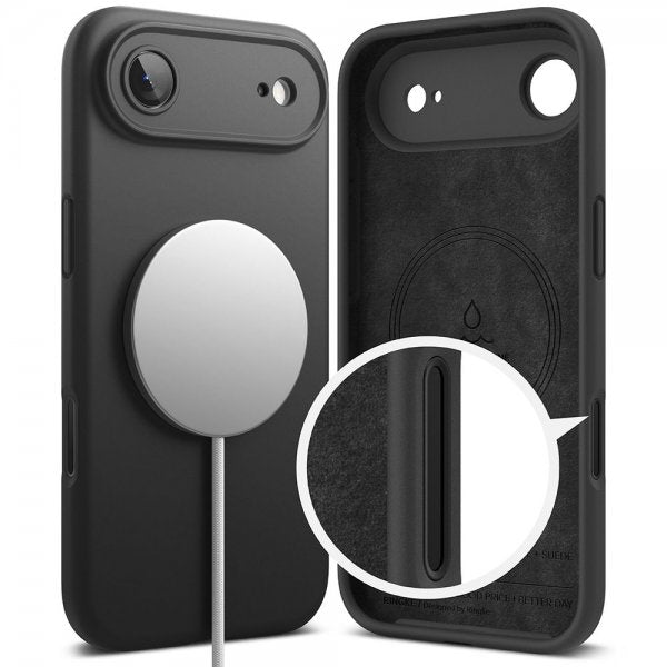 Ringke iPhone Air Deksel Silicone Magnetic Svart