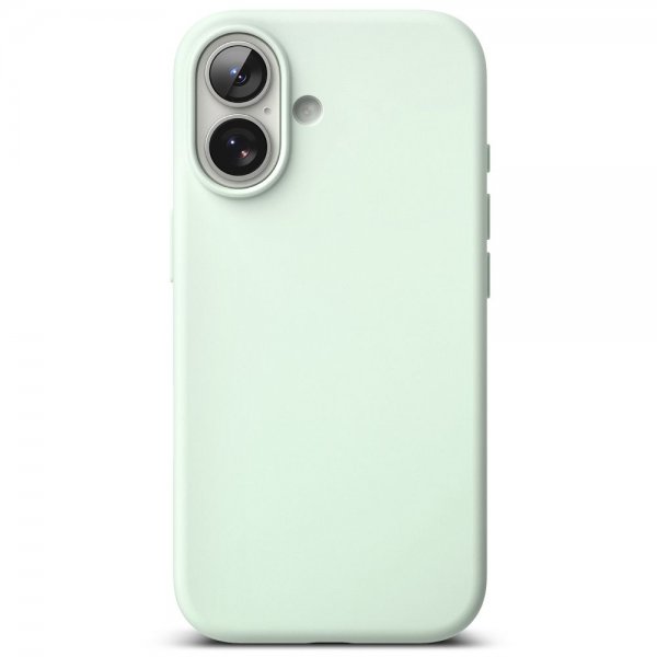 Ringke iPhone 17 Deksel Silicone Magnetic Soft Mint