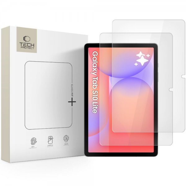 Tech-Protect Samsung Galaxy Tab S10 Lite Skjermbeskytter Glass Fit+ 2-pakning