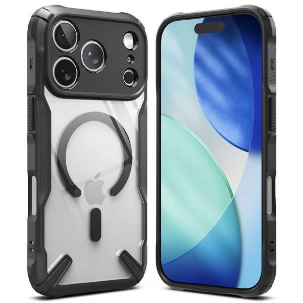 Ringke iPhone 17 Pro Max Deksel Fusion X Magnetic Svart