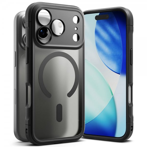 Ringke iPhone 17 Pro Deksel Fusion Bold Magnetic Matte Svart