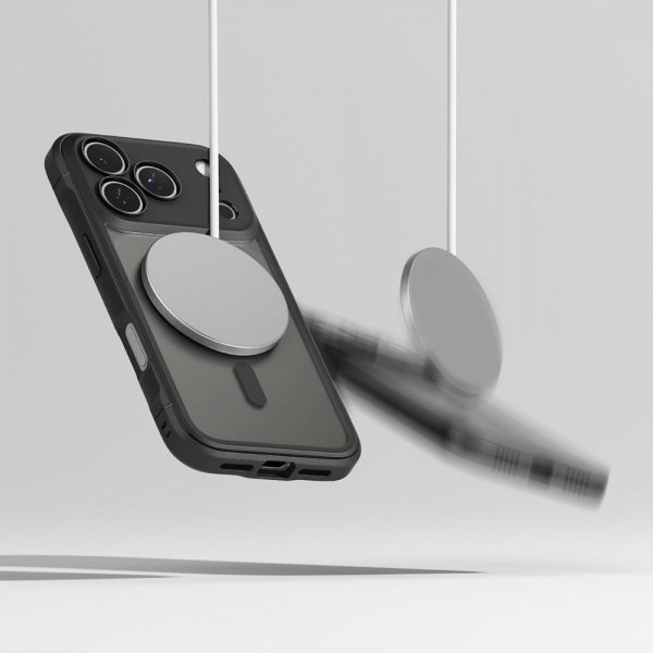 Ringke iPhone 17 Pro Deksel Fusion Bold Magnetic Matte Svart