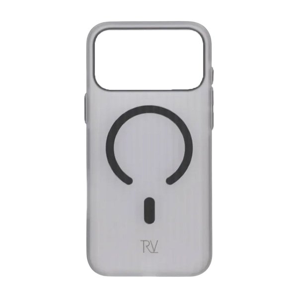 Rvelon iPhone 17 Pro Max Deksel Korrugerte MagSafe Grå