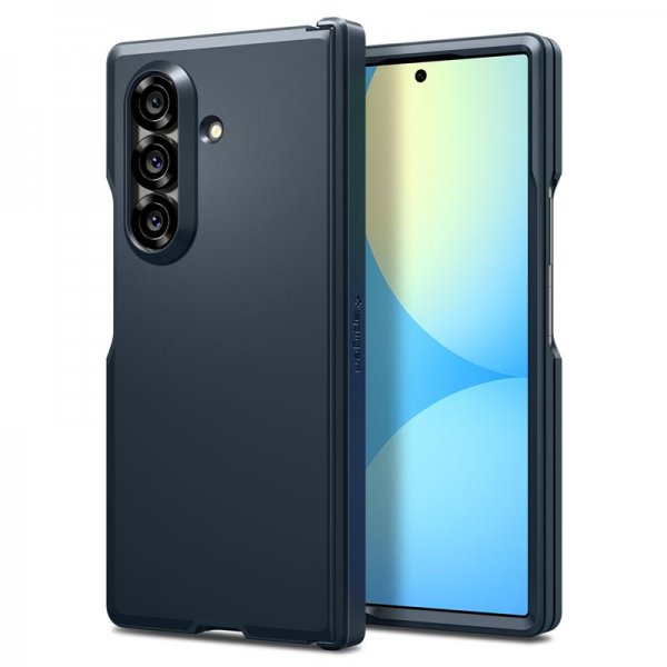 Spigen Samsung Galaxy Z Fold 7 Deksel Tough Armor Pro MagFit Metal Slate