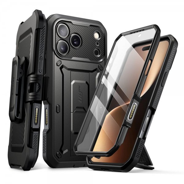 Supcase iPhone 17 Pro Deksel UB Pro Svart