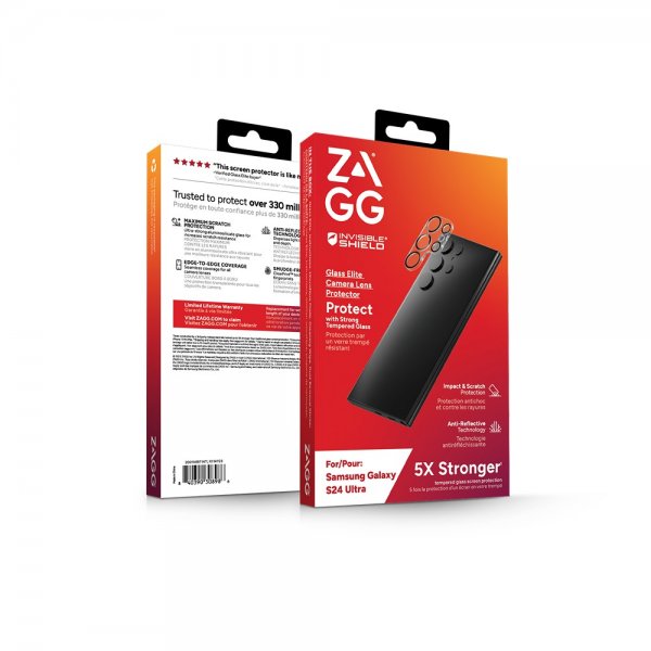 Zagg InvisibleShield Samsung Galaxy S24 Ultra Kamerabeskytter Glass Elite Camera Protector
