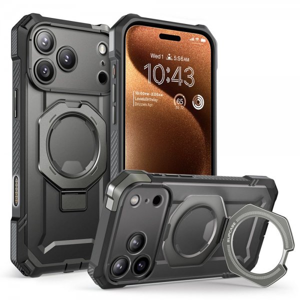 Supcase iPhone 17 Pro Max Deksel UB Grip MagSafe Grå