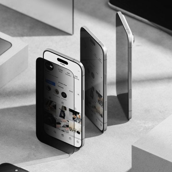 Ringke iPhone Air Skjermbeskytter Easy Slide Privacy 2-pakning