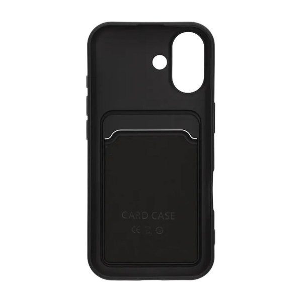 iPhone 17 Deksel Kortholder Svart