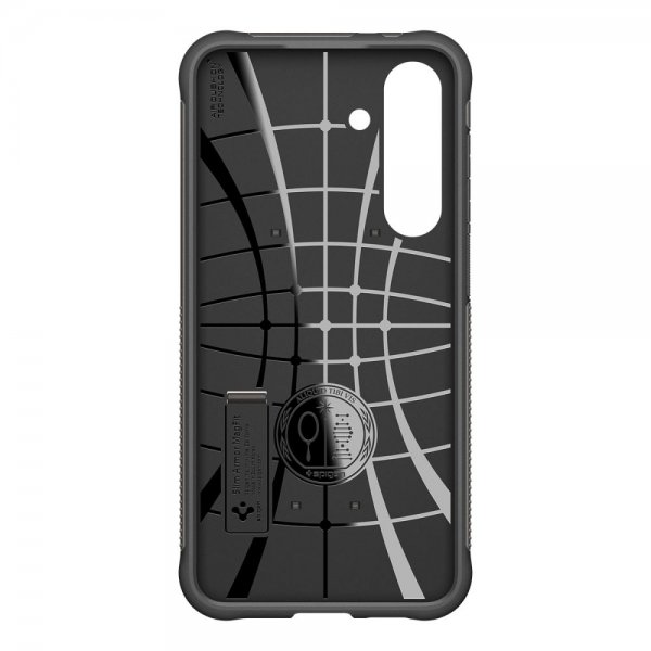Spigen Samsung Galaxy S25 FE Deksel Slim Armor MagFit Gunmetal