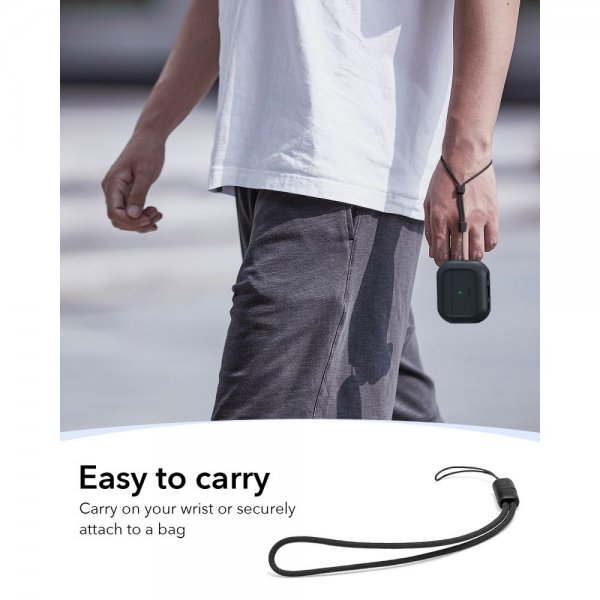 ESR AirPods Pro 3 Deksel Orbit Hybrid HaloLock Svart