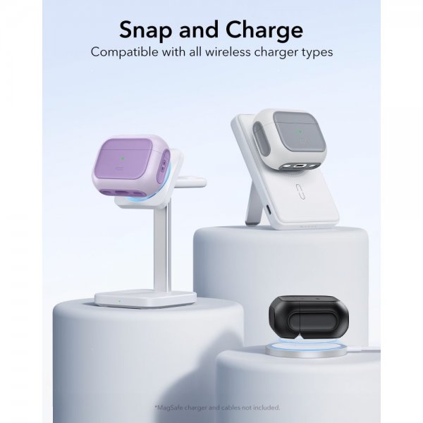 ESR AirPods Pro Deksel Orbit Hybrid HaloLock Lilla
