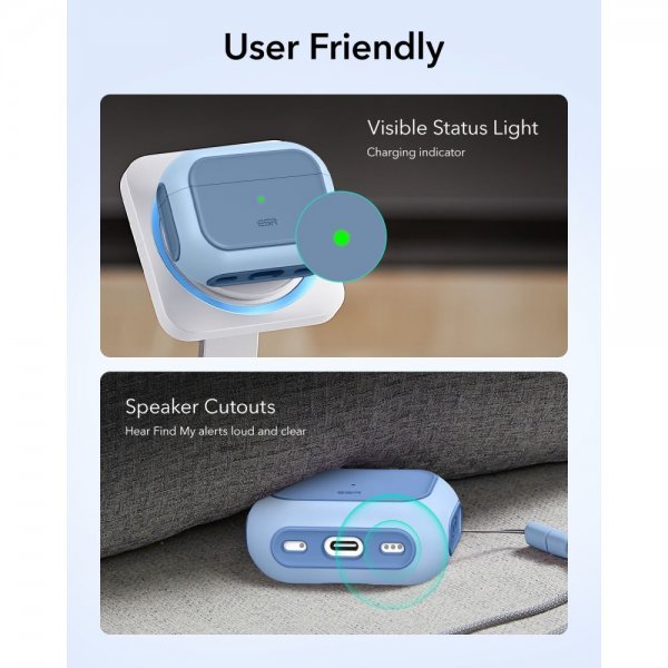 ESR AirPods Pro Deksel Orbit Hybrid HaloLock Blå