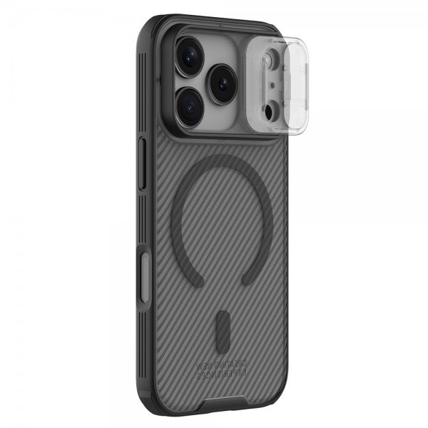 Nillkin iPhone 17 Pro Deksel CamShield Pro MagSafe Transparent Svart