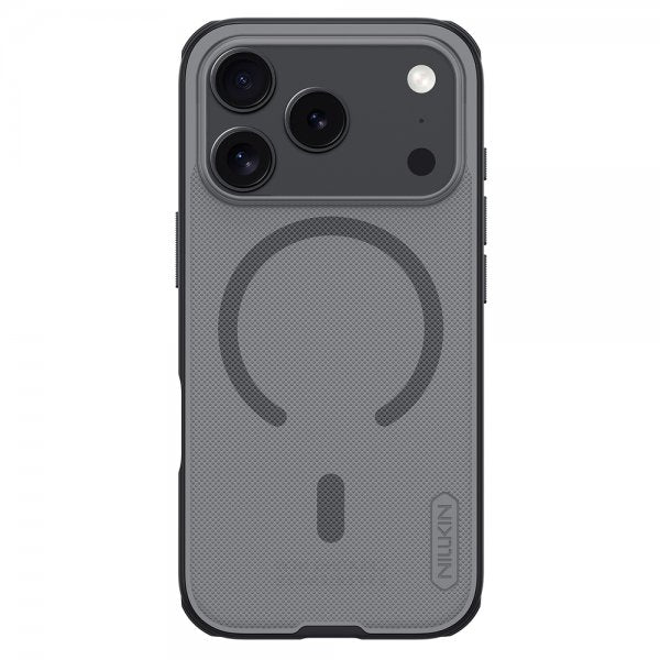 Nillkin iPhone 17 Pro Deksel Super Frosted Shield Pro MagSafe Transparent Svart