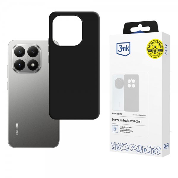 3mk Xiaomi 15T Deksel Matt Case Pro Svart