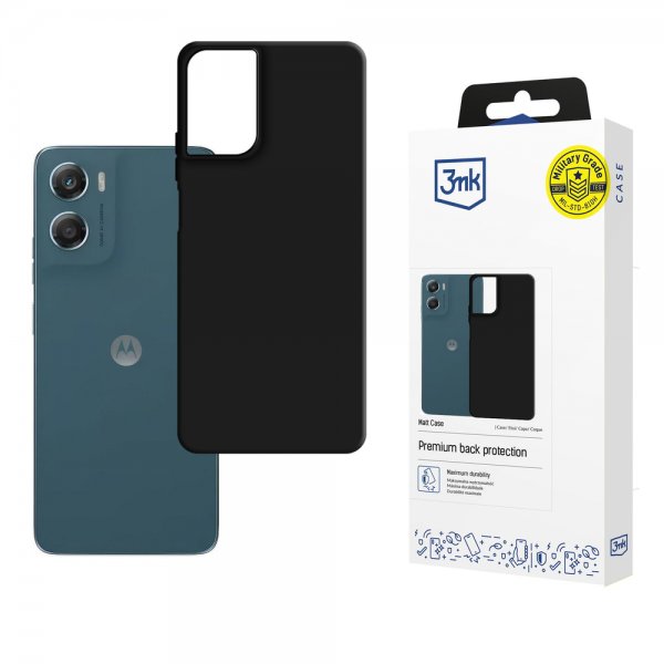 3mk Motorola Moto G06/Moto G06 Power Deksel Matt Case Svart