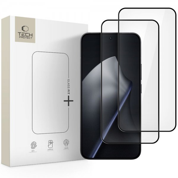 Tech-Protect Xiaomi 15T/15T Pro Skjermbeskytter Glass Fit+ 2-pakning