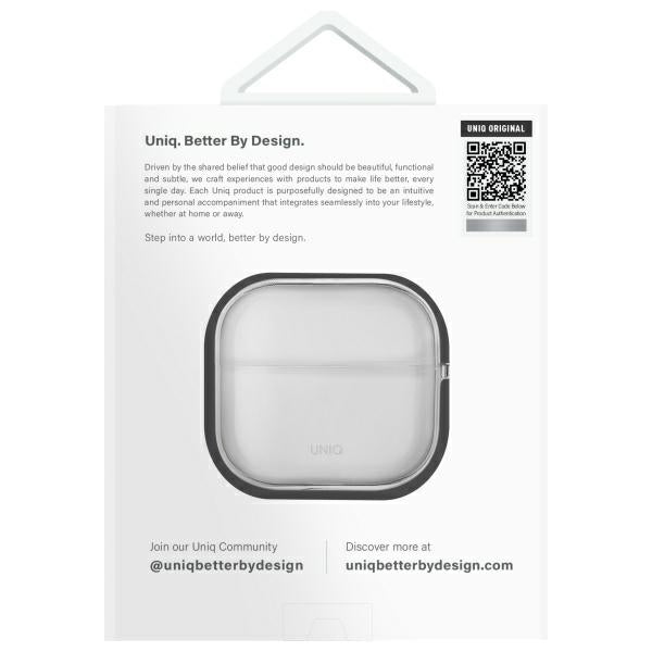 UNIQ AirPods 4 Deksel Glase Transparent