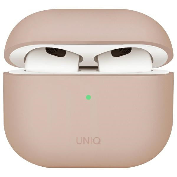 UNIQ AirPods 4 Deksel Lino Rosa