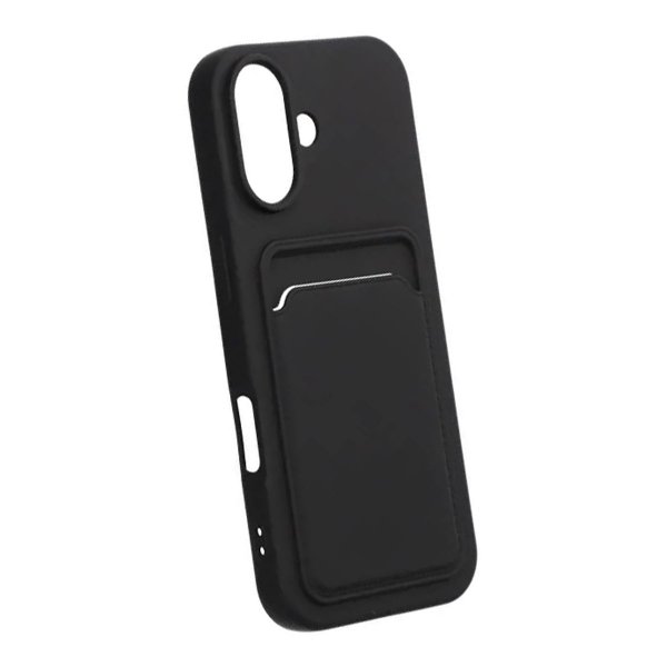 iPhone 17 Deksel Kortholder Svart
