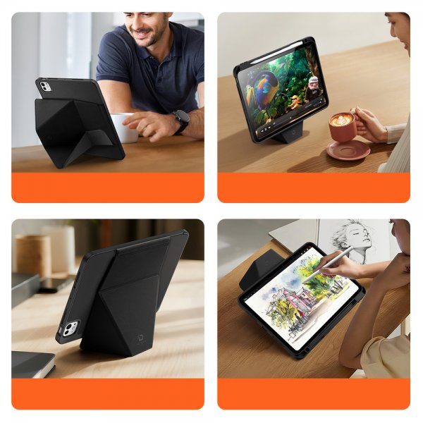 Dux Ducis iPad Pro 11 (M4/M5) Etui Vers Series Svart