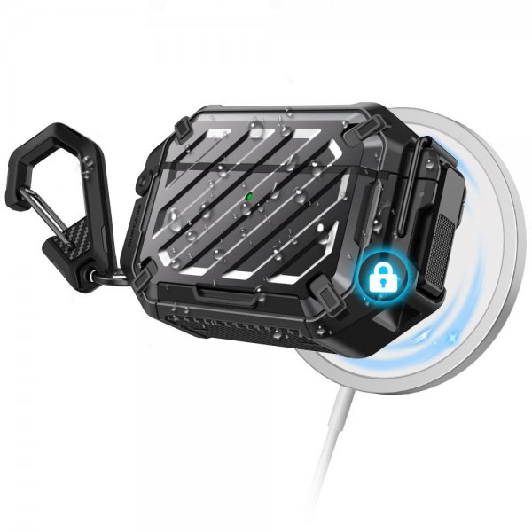 Supcase AirPods Pro 3 Deksel UB Pro MagSafe Svart