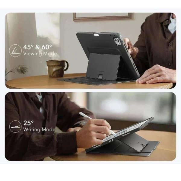 ESR iPad Pro 13 (M4/M5) Etui Flip Hybrid Svart