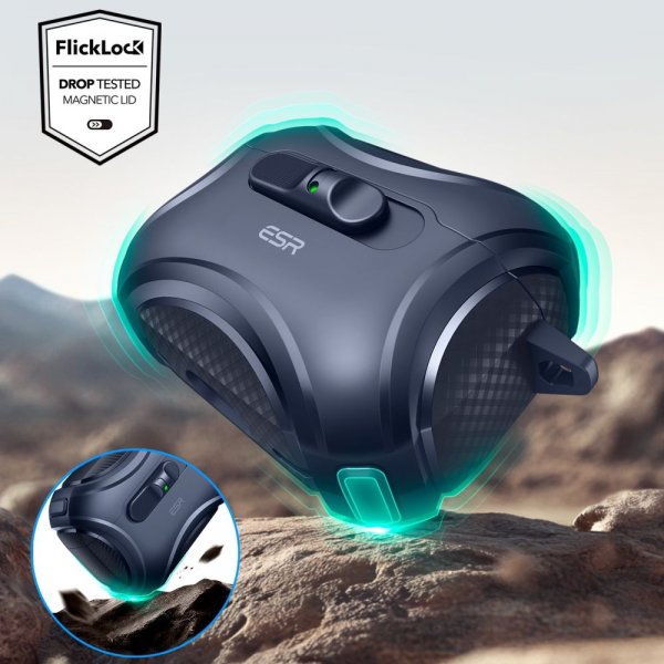 ESR AirPods Pro 3 Deksel Cyber FlickLock MagSafe Blå